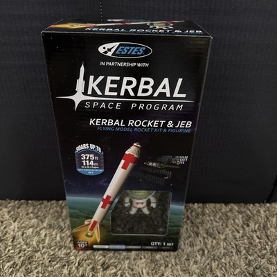 ESTES KERBAL ROCKET & JEB FLYING MODEL KIT INTERMEDIATE launch EST9726 NEW