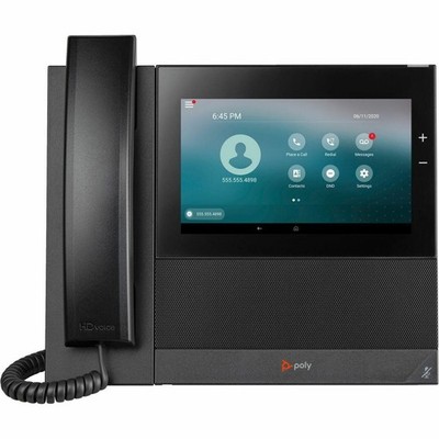 Polycom Audio 82Z85AA CCX 600 IP Phone Black Bluetooth Wi-Fi