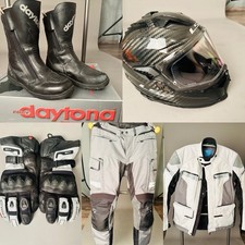 Komplettes Motorradset: Helm, PHARAO, Daytona Stiefel, HELD Gore-Tex Handschuhe