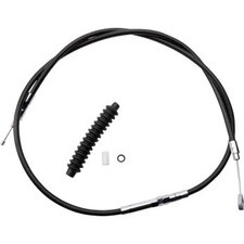 DS High Eff Black Vinyl Clutch Cable 59-3/4in Harley Super Glide CVO 99-00