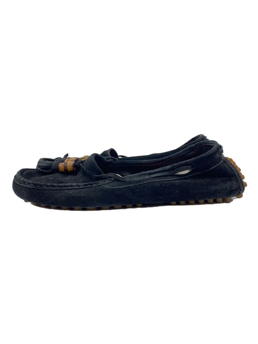 Chaussures Gucci 35 baskets en daim noir occasion hauteur semelle 5 cm