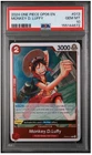 Monkey D. Luffy 2024 One Piece OP06 EN #013 Foil OP06-013 PSA 10 Gem Mint
