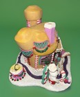 VTG Danbury Mint Pillsbury Doughboy Popover Palace 1999 Christmas Holiday Vilage — photo 7