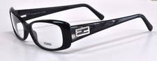 Fendi Vintage Eyeglasses-Mod. F716 R001 - Black, Silver, Stones