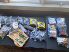 Set of 21 Assorted Vintage Burger King Happy Meal Toys 19 Sealed In Bags 3 Paper