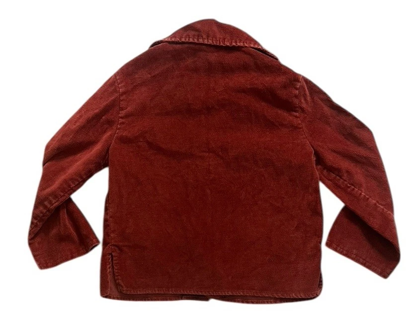 Traje de Pana Billy The Kid Vintage Western Rojo Naranja Talla 6 Foto 3 de 4