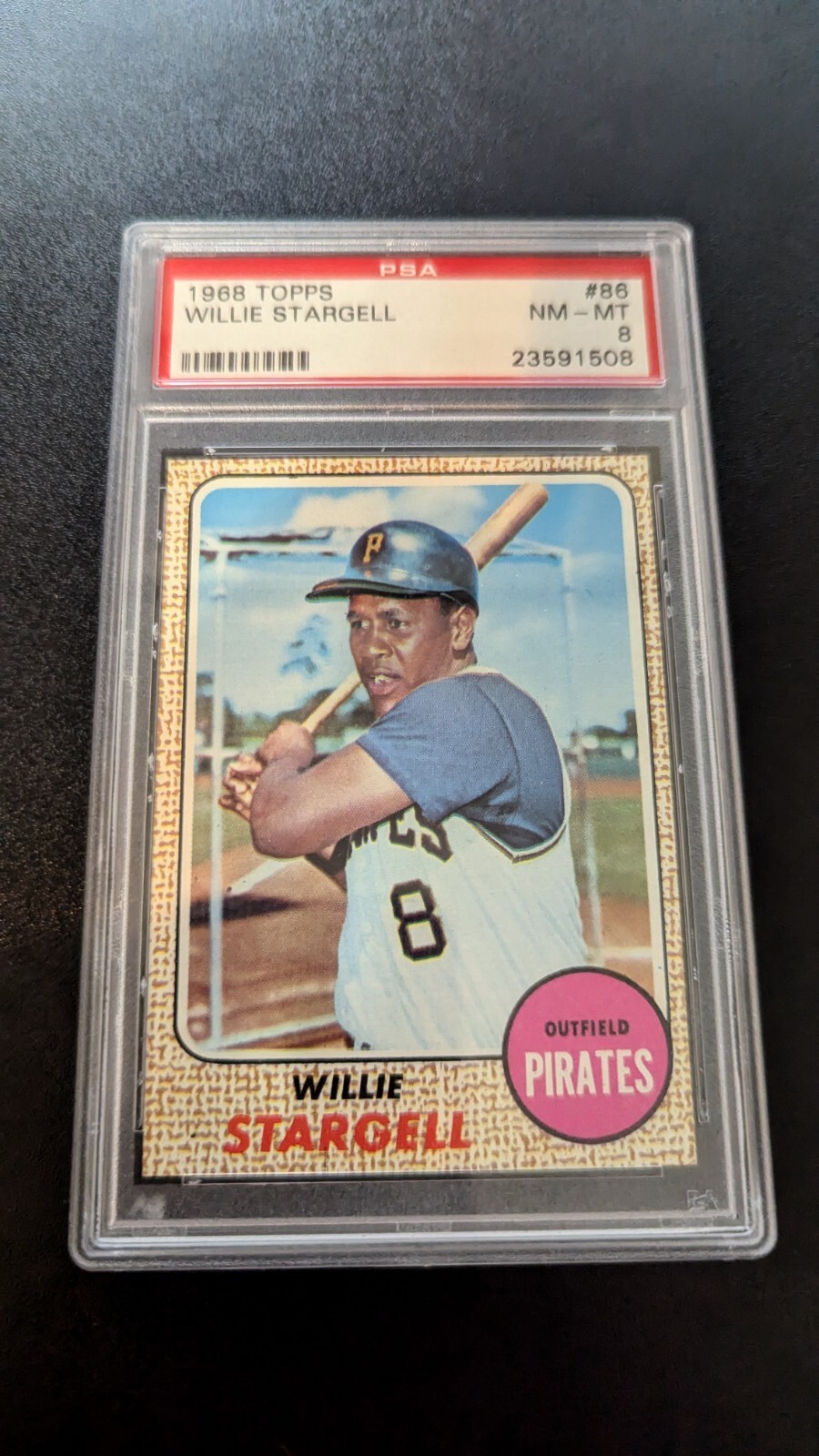 1968 Topps Willie Stargell #86 PSA 8 HOF