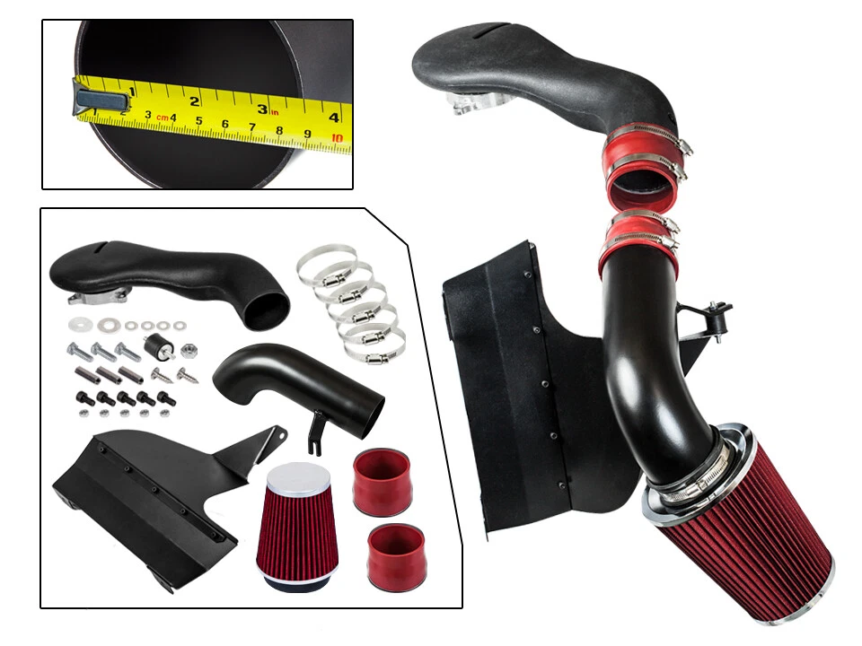 RTunes Cold Air Intake+Heat Shield For 1996-2004 S10/Blazer/Jimmy/Sonoma  4.3L V6 | eBay