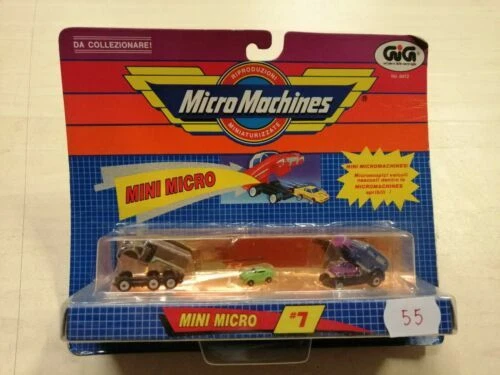 Modellini statici di auto, furgoni e camion Micro Machines Mini in plastica