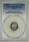 1999-S 10C Roosevelt Dime  PCGS PR69DCAM 90% Silver 22rto0220