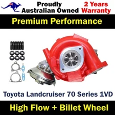 Turbo Pros GEN1 High Flow Turbo For Toyota Landcruiser 70 Series 1VD 4.5L V8
