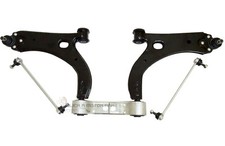 FORD FIESTA MK6 02-08 SUSPENSIÓN DELANTERA 2 BRAZOS WISHBONE + 2 ESLABONES DE BARRA ANTIVUELCO