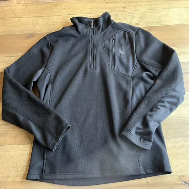 Spyder men's bandit top half zip stryke jacket