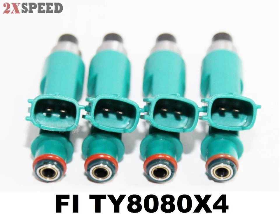 Juego de 4 inyectores de combustible para Toyota Camry 04-09/04-08 Toyota RAV4/Solara 2,4 L I4 Foto 3 de 4