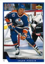 #60 Shjon Podein - Edmonton Oilers - 1993-94 Upper Deck Hockey