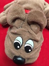 Vintage Original Tonka Brown Newborn Pound Puppy Plush Small 8" Stuffed Animal