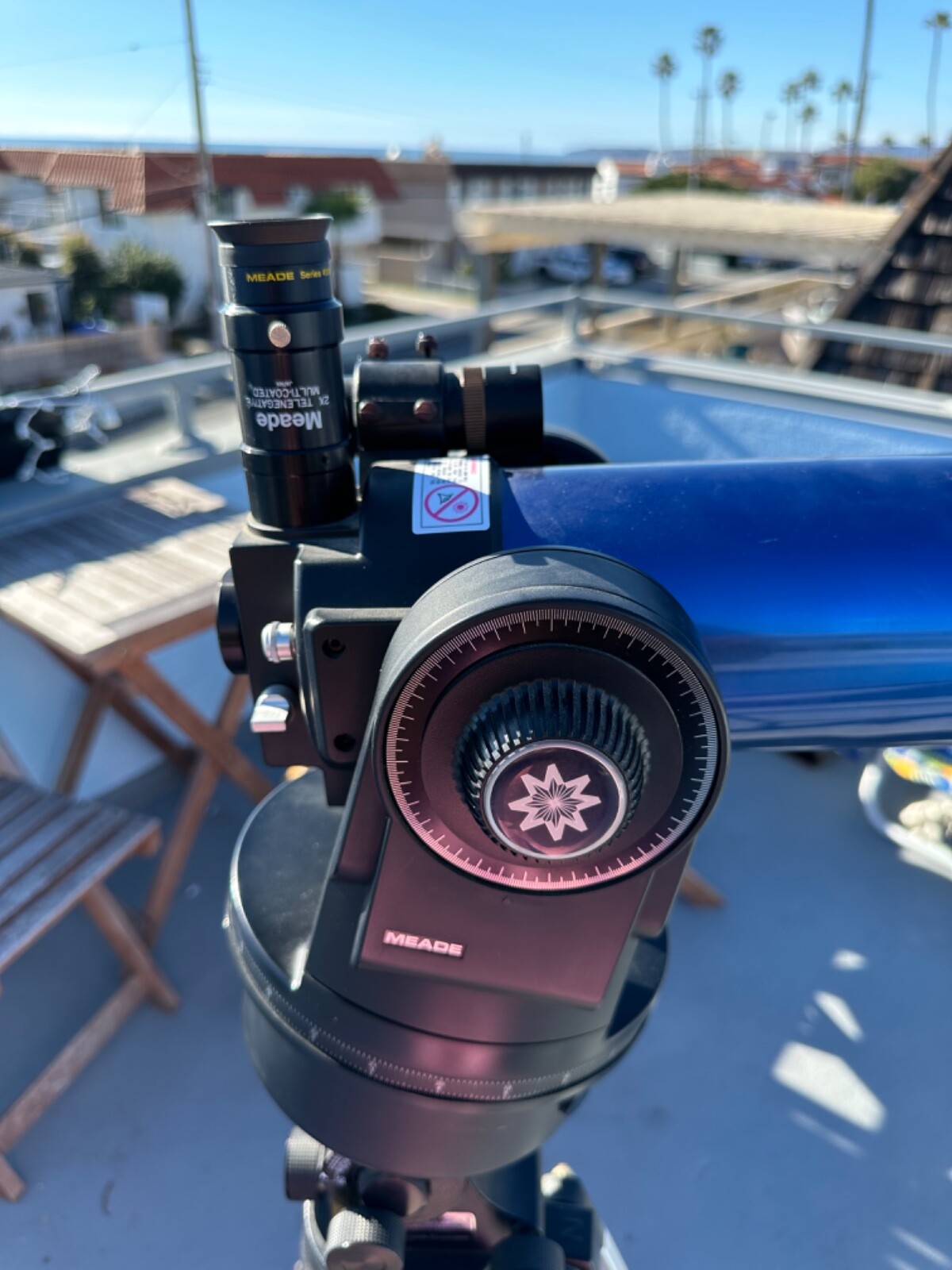 Meade ETX90 MaksutovCassegrain Telescope W/ Tripod & 2 Eye Piece No