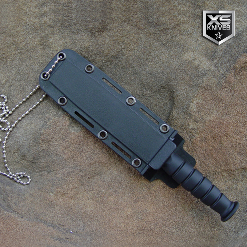 6" Tactical MILITARY Black FIXED BLADE Combat Hunting SURVIVAL Knife w