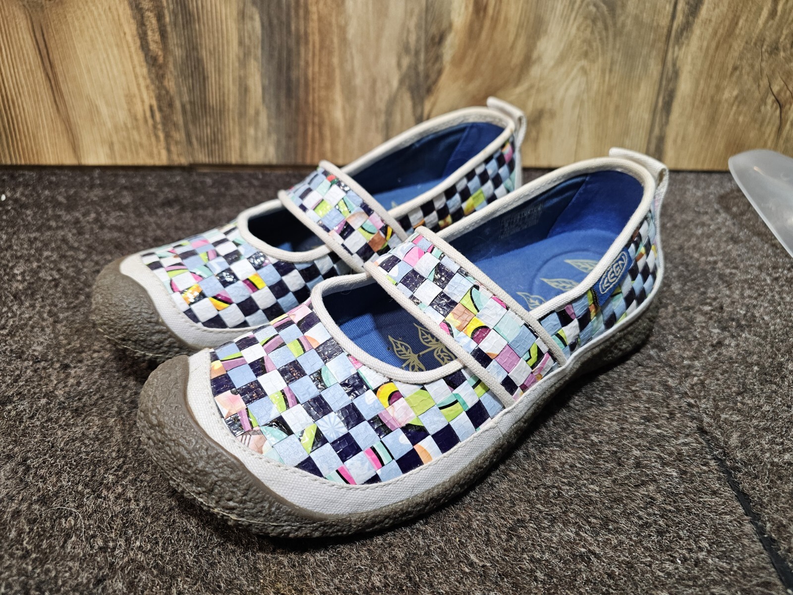 Scarpe KEEN donna 7 5 borsa riso raccolta 5389 WRRE tessuto comodo Mary Jane