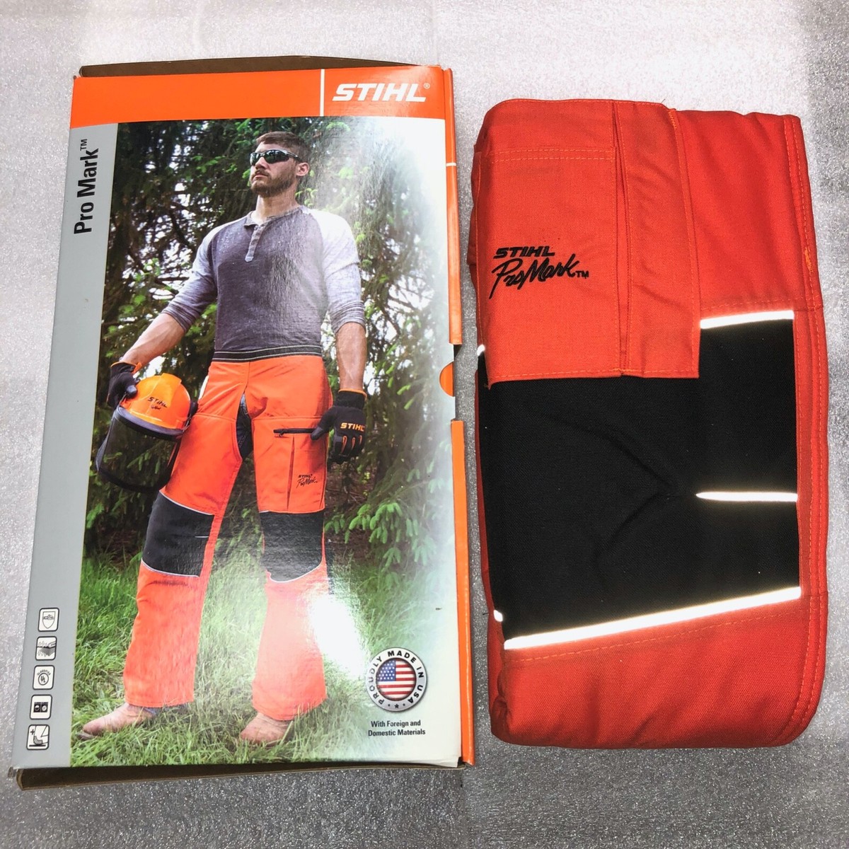 パンツ STIHL PROTFCTIVE CHAPS STIHL Pro Mark Hi-Vis Zip Chaps - 9 Layer – Main Street Mower