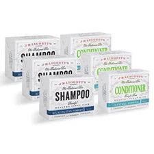 J.R.LIGGETT’S Bundle | 3 Pack Shampoo and 3 Pack Conditioner Bar | 3.5 Oz