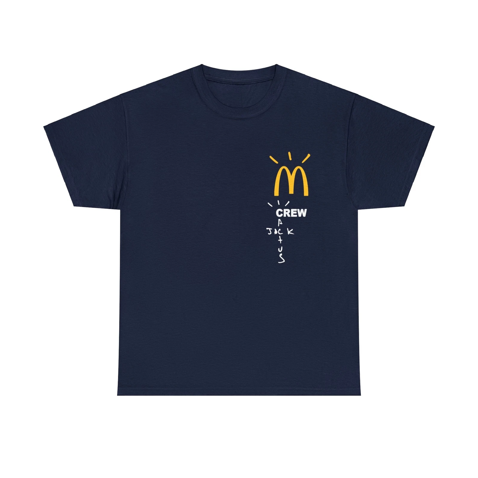 Travis Cactus Jack McDonalds Crew T-Shirt Merch