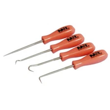 Stainless Steel Heat Treated 4 Piece Mini Pick & Hook Set Hobbyist Probing Kit