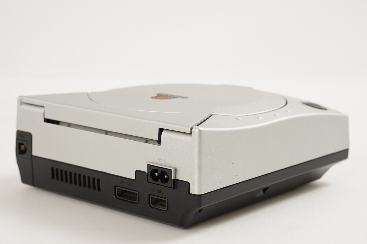 Dreamcast Metallic Silver Console Limited Tested system FREE