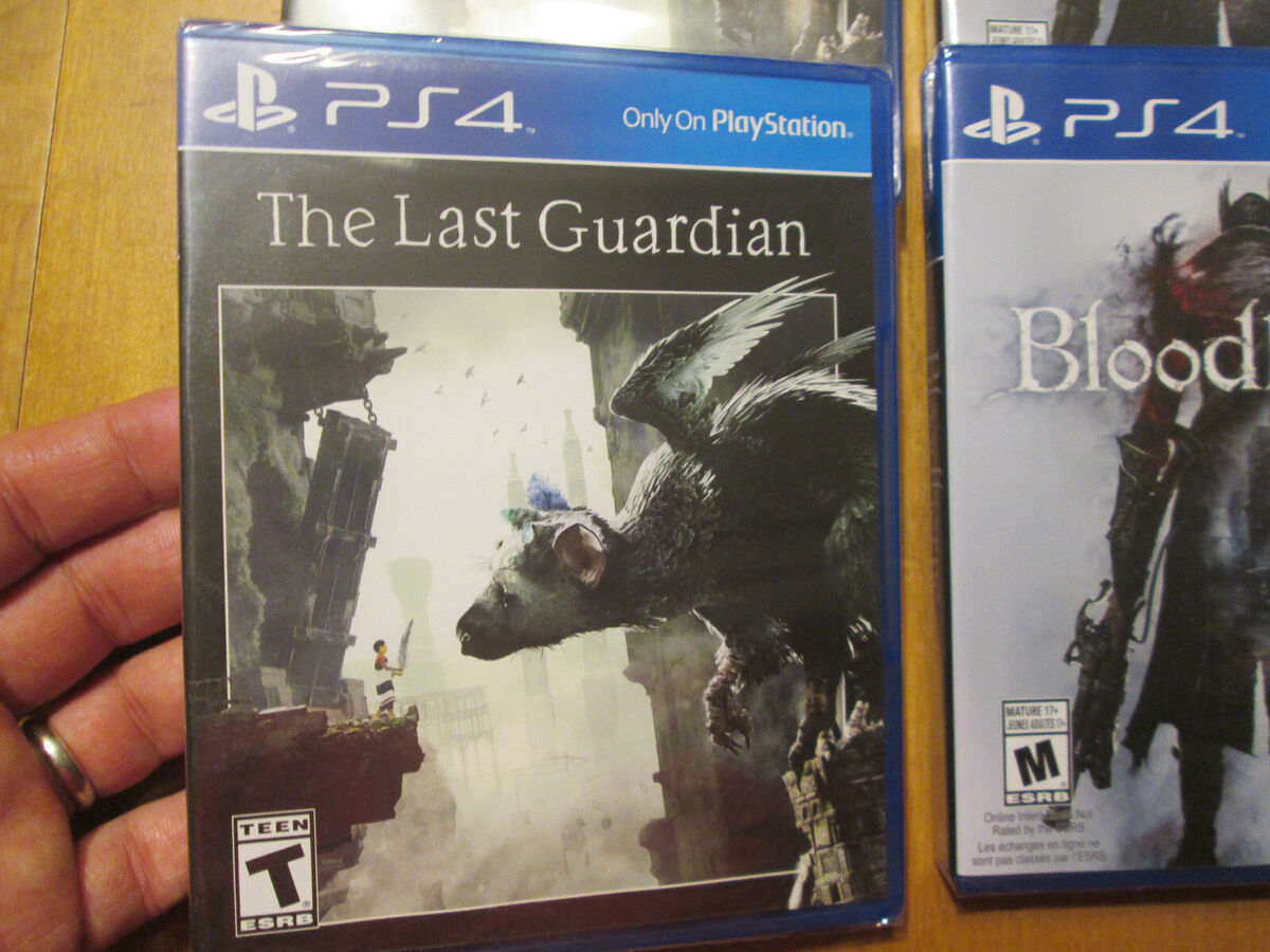 Forebyggelse Ritual ødemark BLOODBORNE &amp; THE LAST GUARDIAN PS4 PLAYSTATION 4 SONY FIRST PRINT LOT  NEW SEALED | eBay