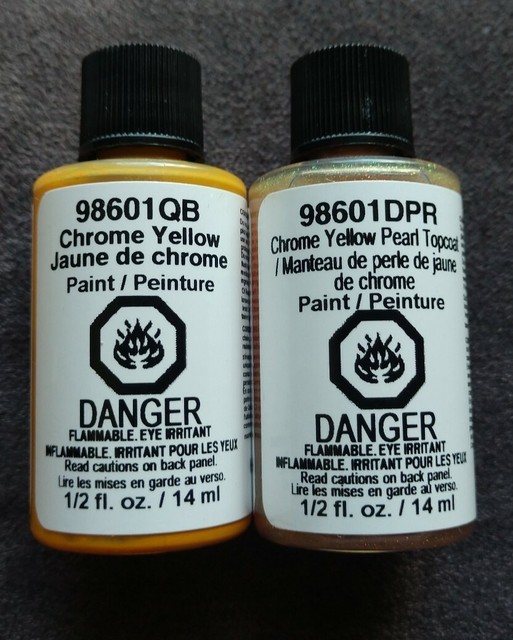 NEW Harley Davidson Touch Up Paint 98601DPR Chrome Yellow & Pearl