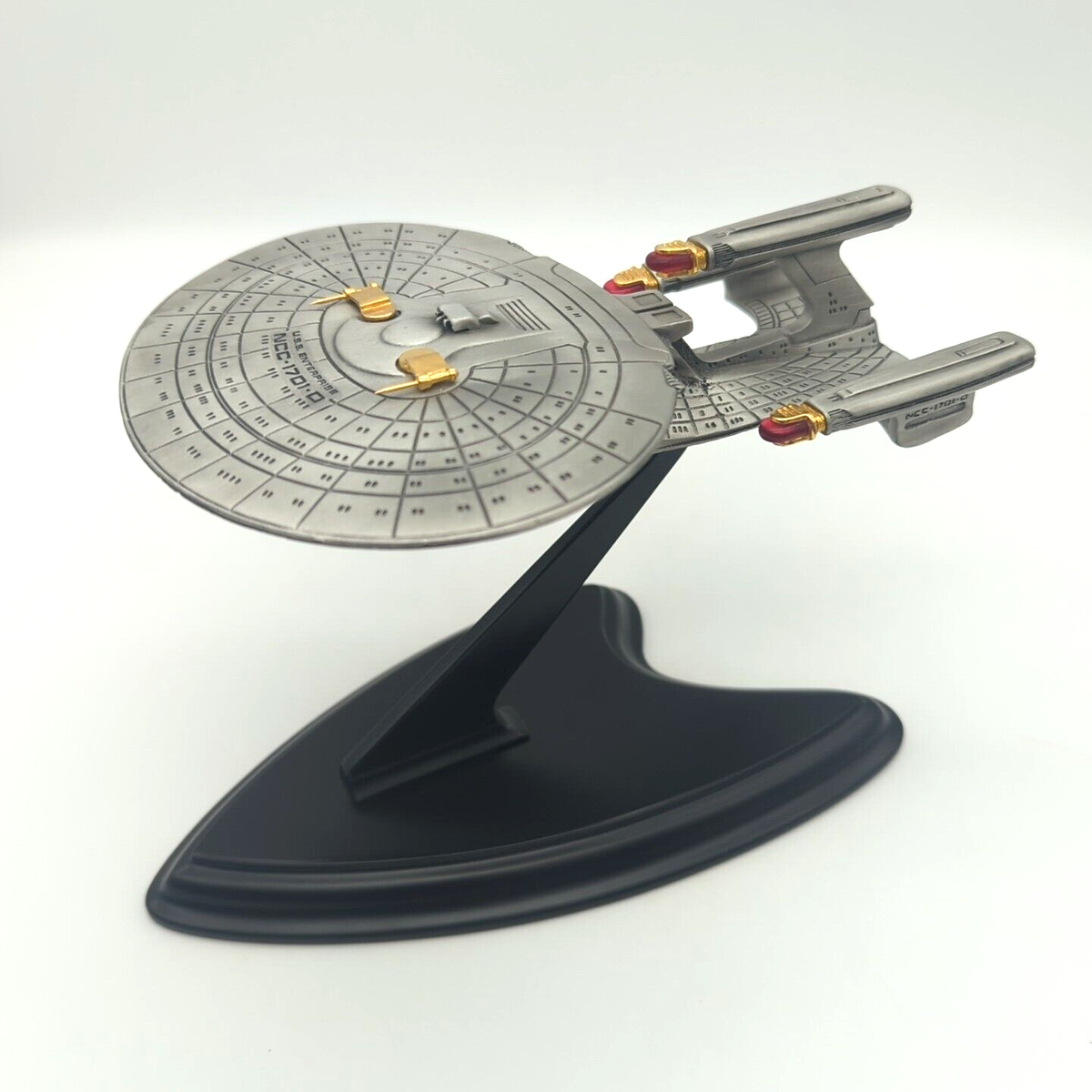 Franklin Mint Star Trek Next Gen USS Enterprise TRIPLE NACELLE NCC 