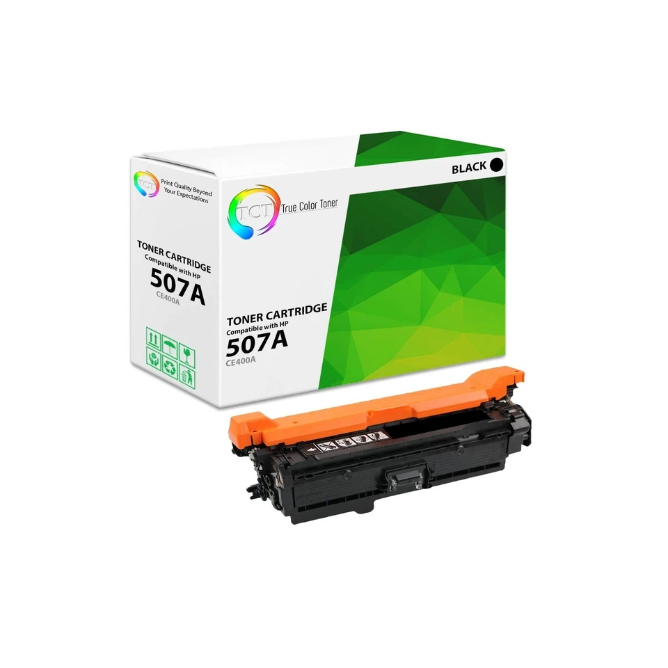 TCT Premium Compatible Toner Cartridge Replacement for HP 507X 507A CE400X CE... - Image 2 of 4