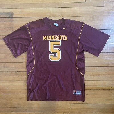 Team Nike Minnesota Golden Gophers NCAA College Football Jersey #5 Boys XL 