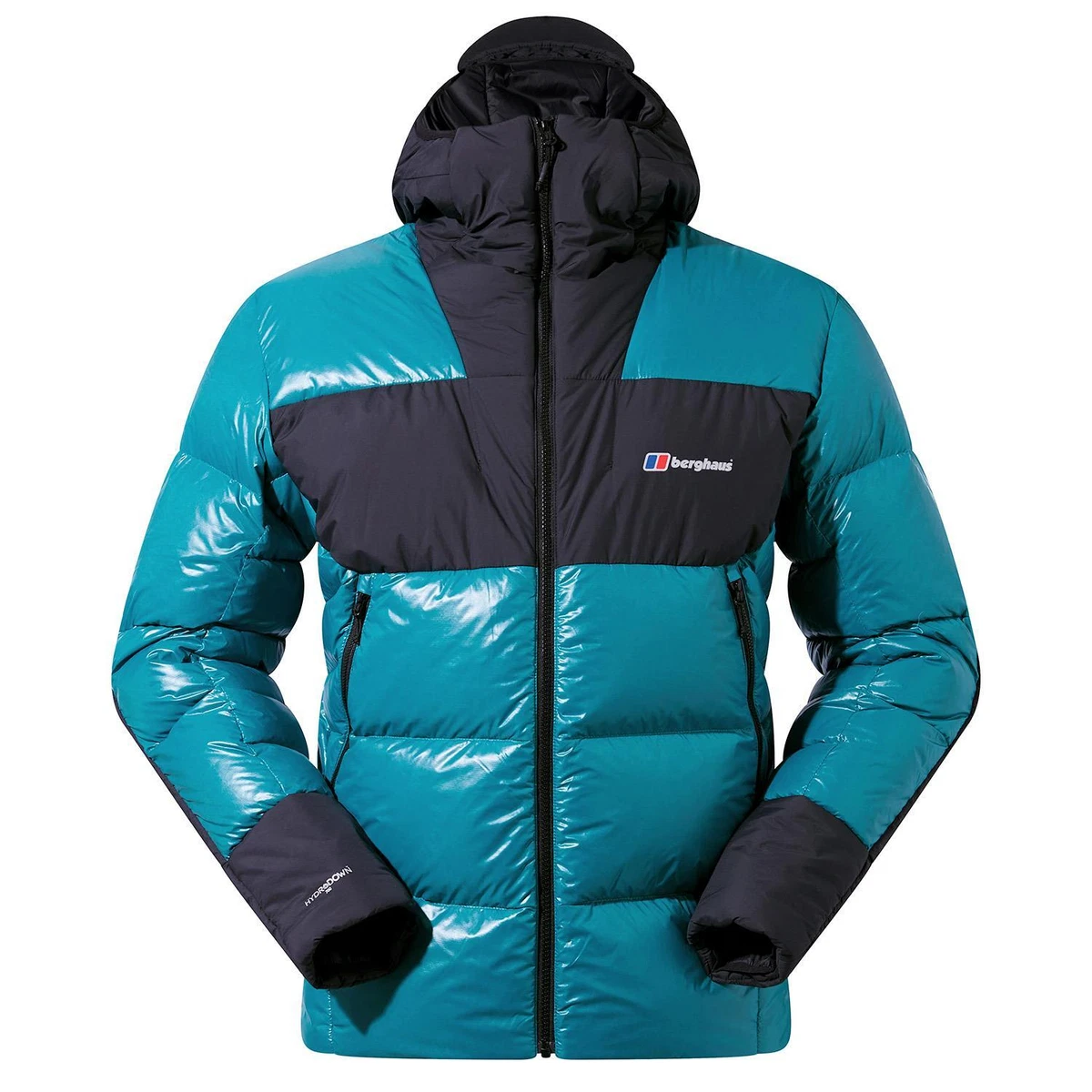 Berghaus Mens Arkos Reflect Down Jacket Turquoise Black Pink eBay