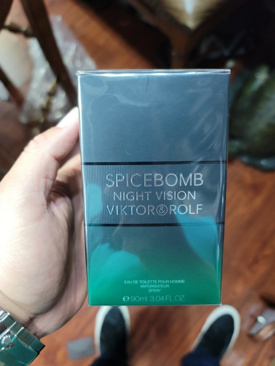 SPICEBOMB NIGHT VISION EDT 3OZ/90ML BY VIKTOR & ROLF SEALED POUR