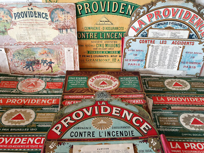 9 Kartons Reklame Versi La Providence 1890 Rechts 1929 Aufbewahrung Dampfer
