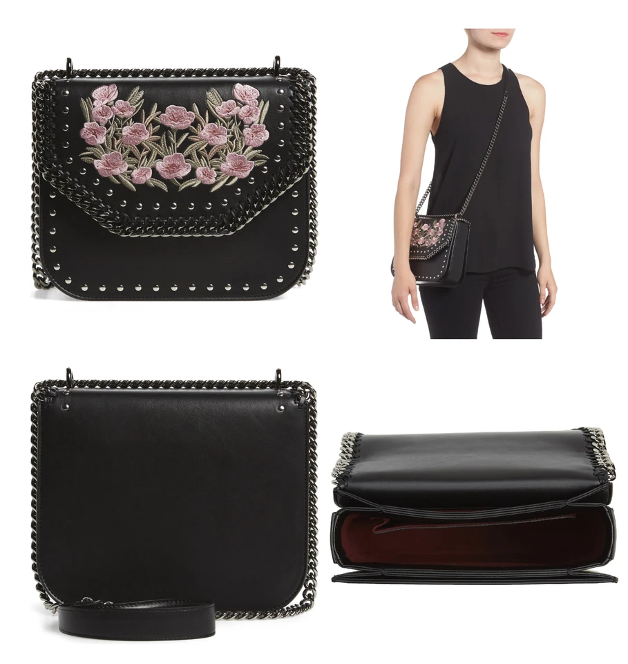 STELLA MCCARTNEY Falabella Floral Shoulder Bag Tasche Schultertasche Crossbody