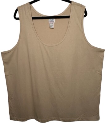 Only Necessities Tank Top Sleeveless Plus Sz 2 X Scoop Neck Summer Shirt Cool