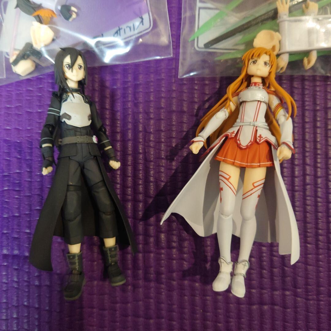 Sword Art Online figma FIGURE Bulk sale Asuna Yuuki,Kirito ALO eBay