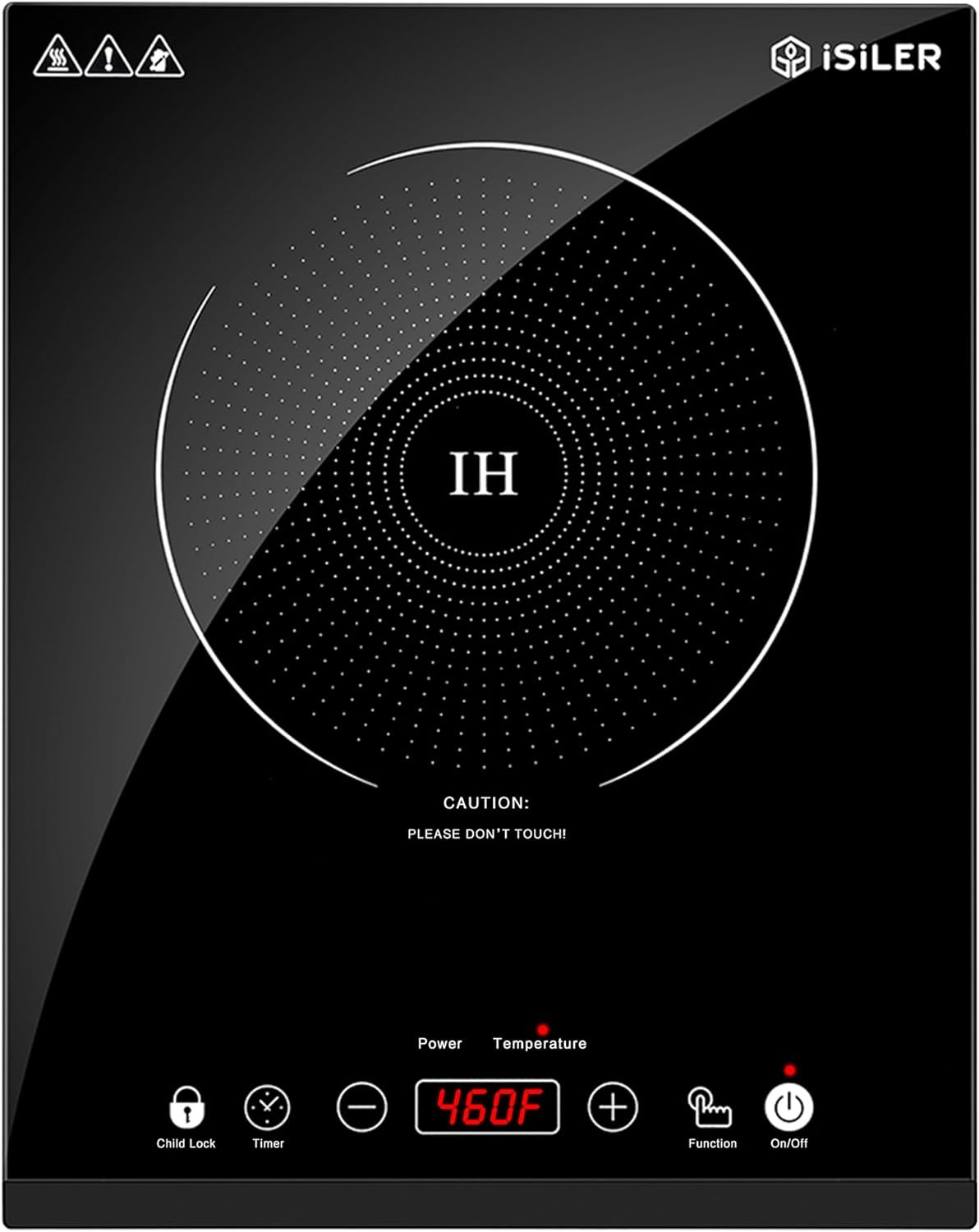 Portable Induction Cooktop, 1800W Sensor Touch Electric Induction Cooker Hot Pl