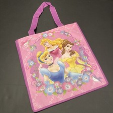NEW Disney Store Disney Princesses Reusable Shopping Tote 13" x 13" Bag