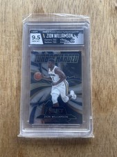 2020-21 Panini Select Turbocharged Insert Graded HGA 9.5 GEM MT Zion Williamson