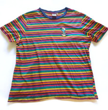 Camiseta gráfica bordada arco iris gruñón talla XL de THE SMURFS para hombre
