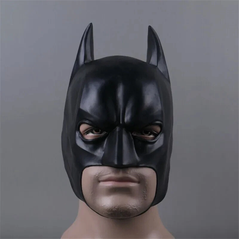 Dark Knight Batman Mask Bruce Wayne Props Latex Headgear Full Face Mask Cosplay
Opens in a new windo