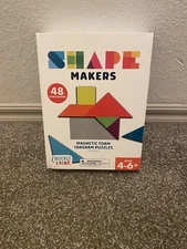 Chuckle & Roar Shape Makers - Magnetic Foam Tangrams Puzzles Game 48 Challenges