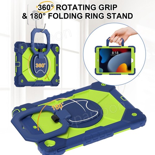 Shockproof Heavy Duty Hard Case for iPad 5/6/7/8/9/10th Gen Air 4 5 Pro 11 2024 - Picture 83 of 126