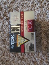 TDK EHG TC-30 VHS-C Super Avilyn Technology 2 Camcorder Blank Cassette Tapes