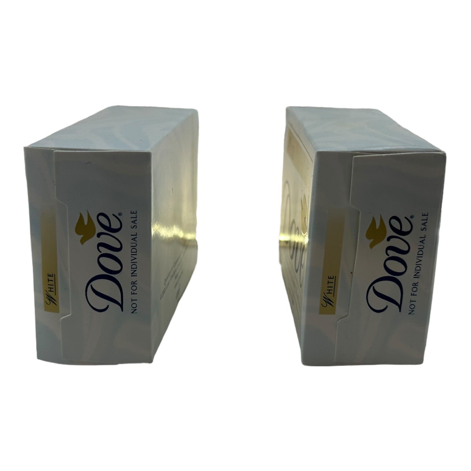 (3) Dove White 1/4 Moisturizing Cream Lotion Beauty Bar Soap Prop NOS Vintage