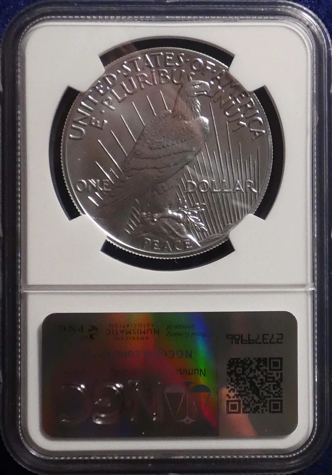 2023 Peace Dollar NGC MS 69 MINT ERROR Struck Thru Error Coin! #2217 - Image 3 of 4