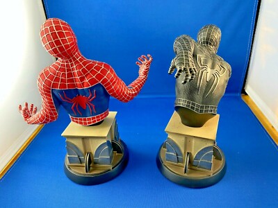 Spider-Man 3 JAPAN EXCLUSIVE BUST Statue Set with complete DVD set